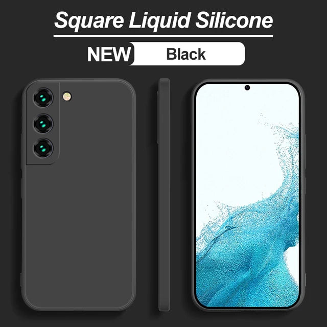 S23 S22 Ultra Plus Case  Liquid Silicone Phone Case For Samsung Galaxy S23 S 23 S22 Ultra Plus S23Plus S23Ultra Soft Cover