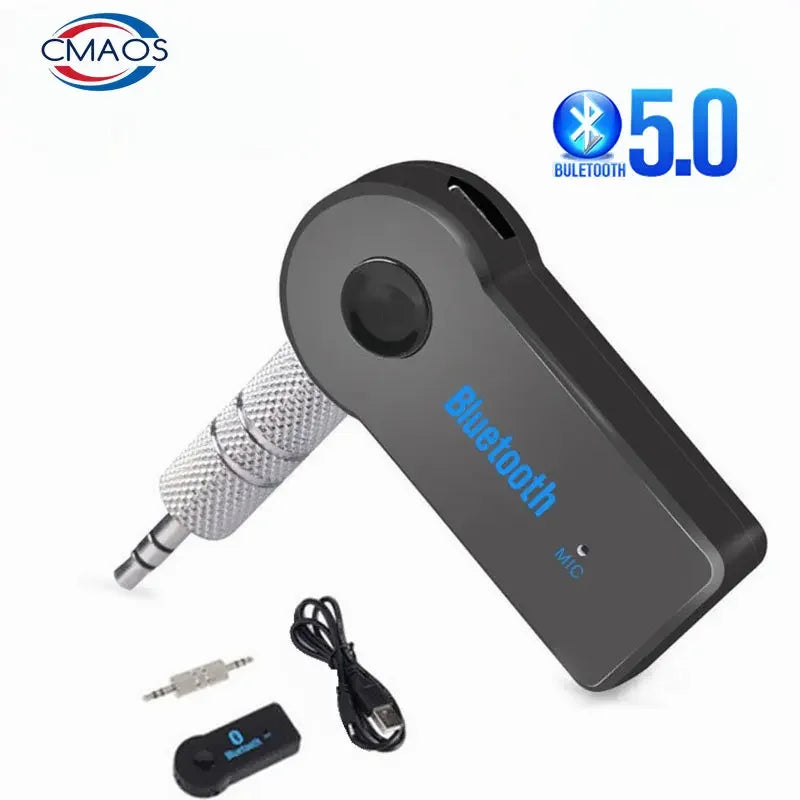 2 in 1 Wireless Bluetooth 5.0 Receiver Transmitter Adapter 3.5mm Jack For Car Music Audio Aux A2dp Headphone Reciever Handsfree