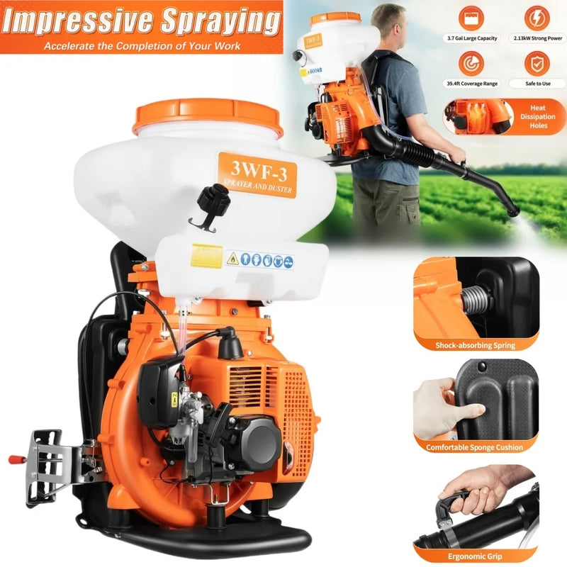 Backpack Agricultural Mist Duster Sprayer