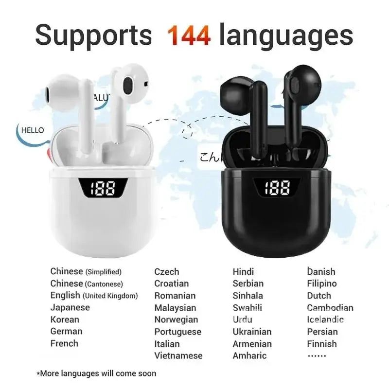 Bluetooth5 Voice Translator Earbud,Wireless