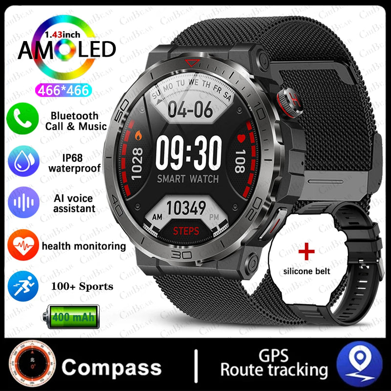 New GPS Outdoor Smartwatch for Men's