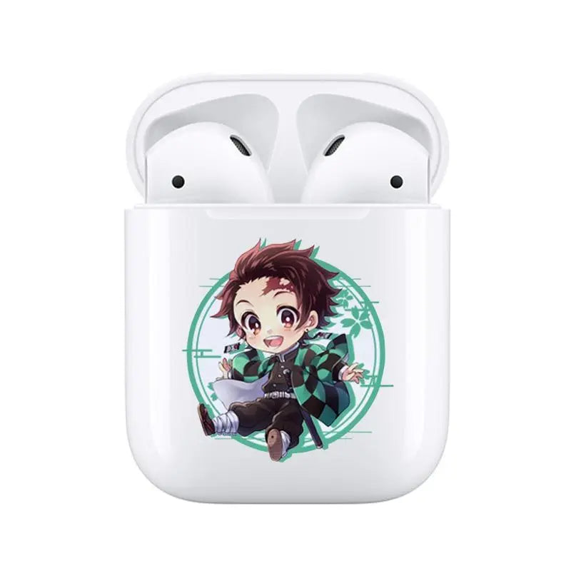 New Ghost Slayer Headphones Two-dimensional Anime Tanjiro Nezuko True Wireless Bluetooth Headphones Sports Headset Wholesale