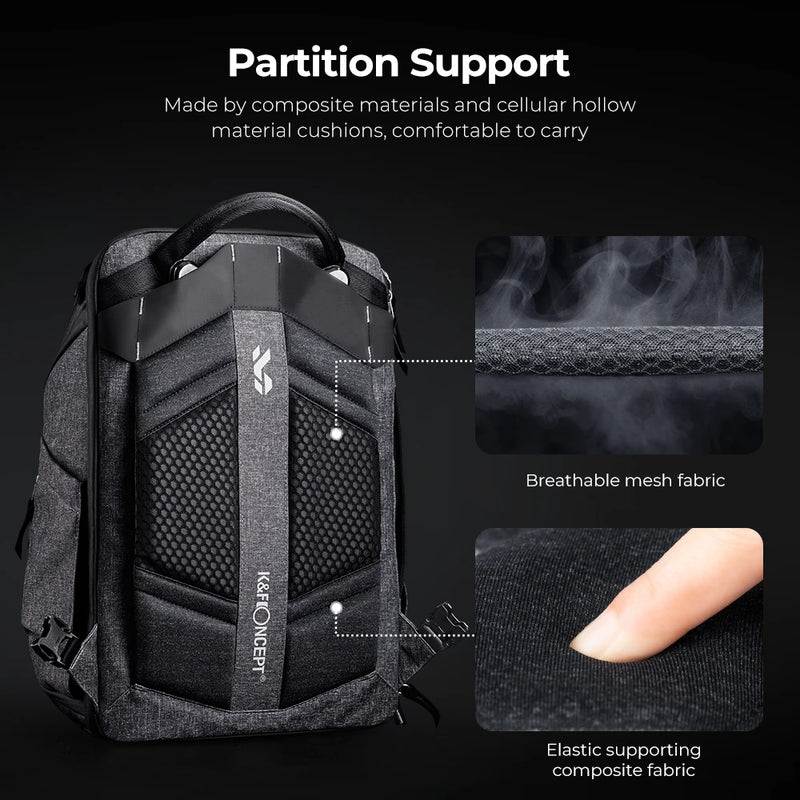 Double Shoulder Camera Backpack Photography Bag Fits