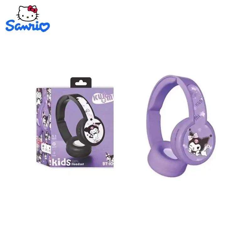 Bluetooth Headset Cartoon Wireless Headset with Microphone Foldable Lightweight Headset Sports Girls Gift