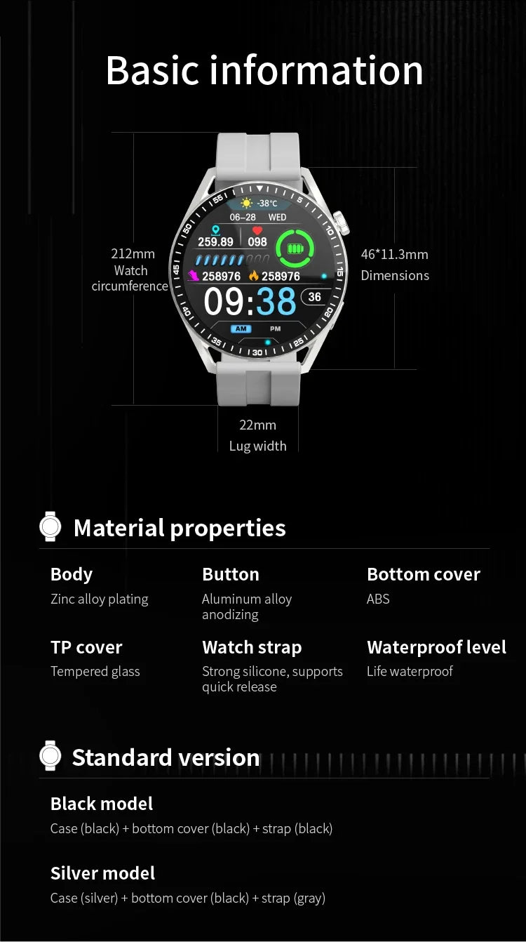 Screen Heart Rate Bluetooth Calls