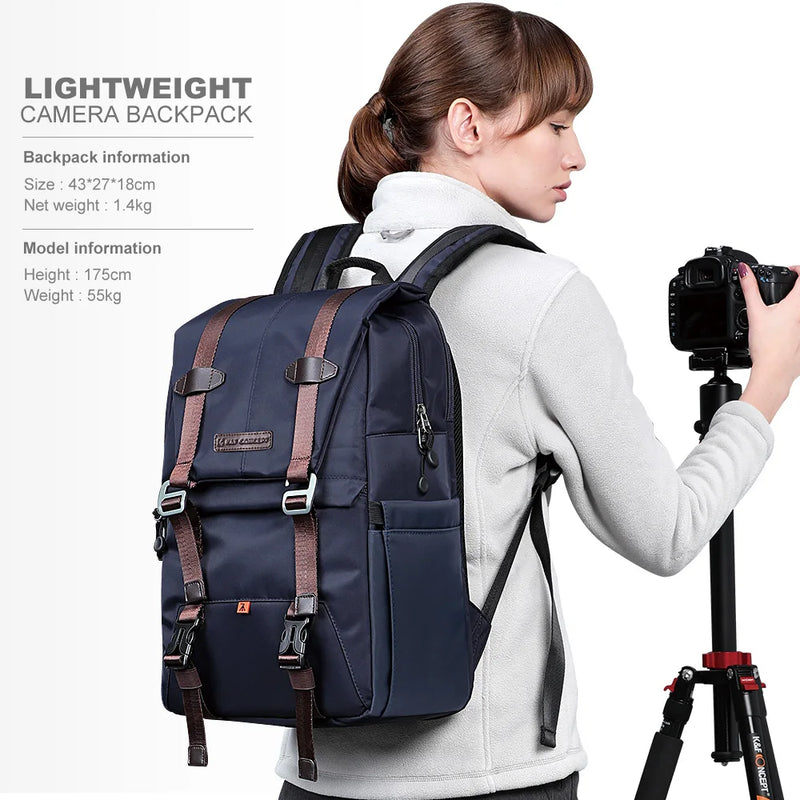 Concept Multifunctional Waterproof Camera Backpack