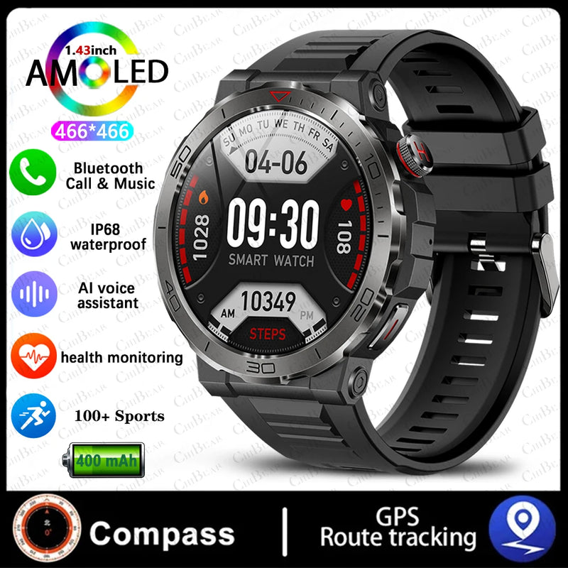 New GPS Outdoor Smartwatch for Men's