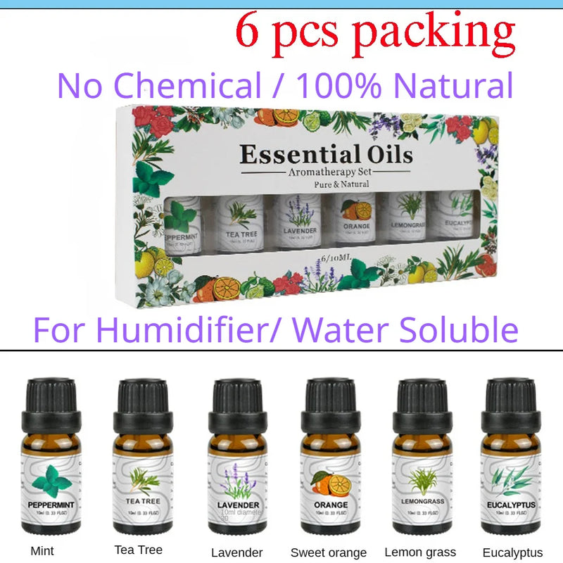 Aromatherapy Essential Oil Set Lavender Rose Plant