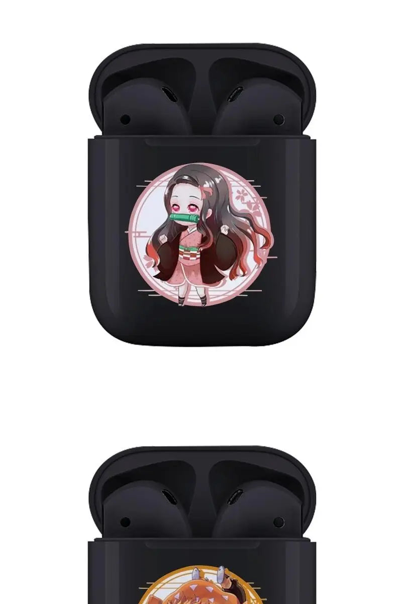 New Ghost Slayer Headphones Two-dimensional Anime Tanjiro Nezuko True Wireless Bluetooth Headphones Sports Headset Wholesale