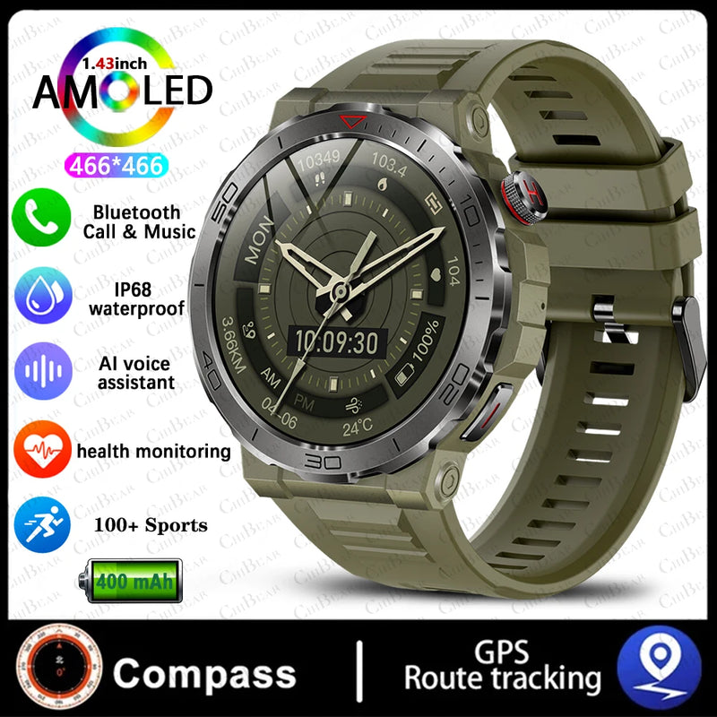 New GPS Outdoor Smartwatch for Men's