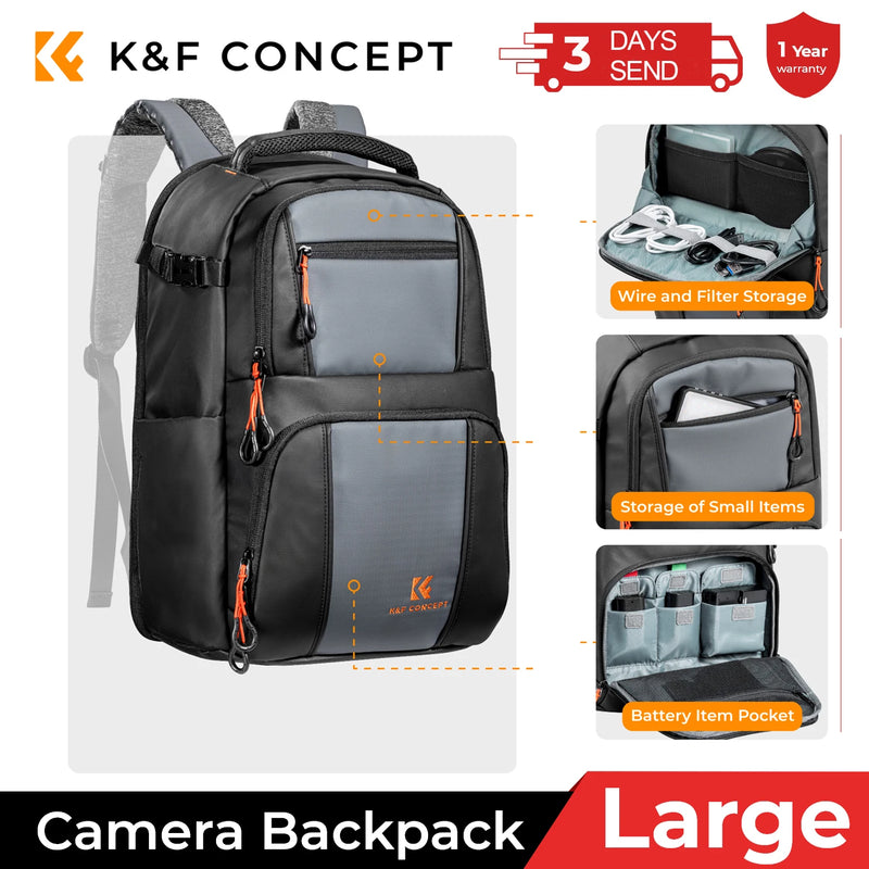 Professional Camera Backpack High Capacity Outdoor