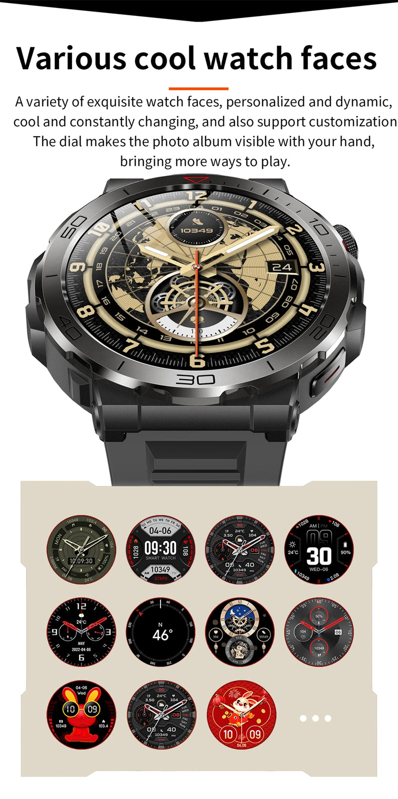 New GPS Outdoor Smartwatch for Men's