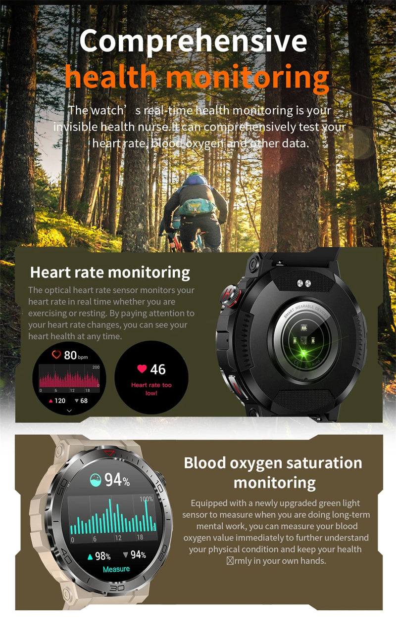 New GPS Outdoor Smartwatch for Men's