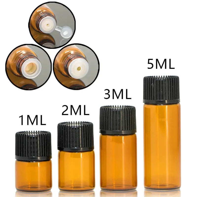 Essential Oil Bottles Amber