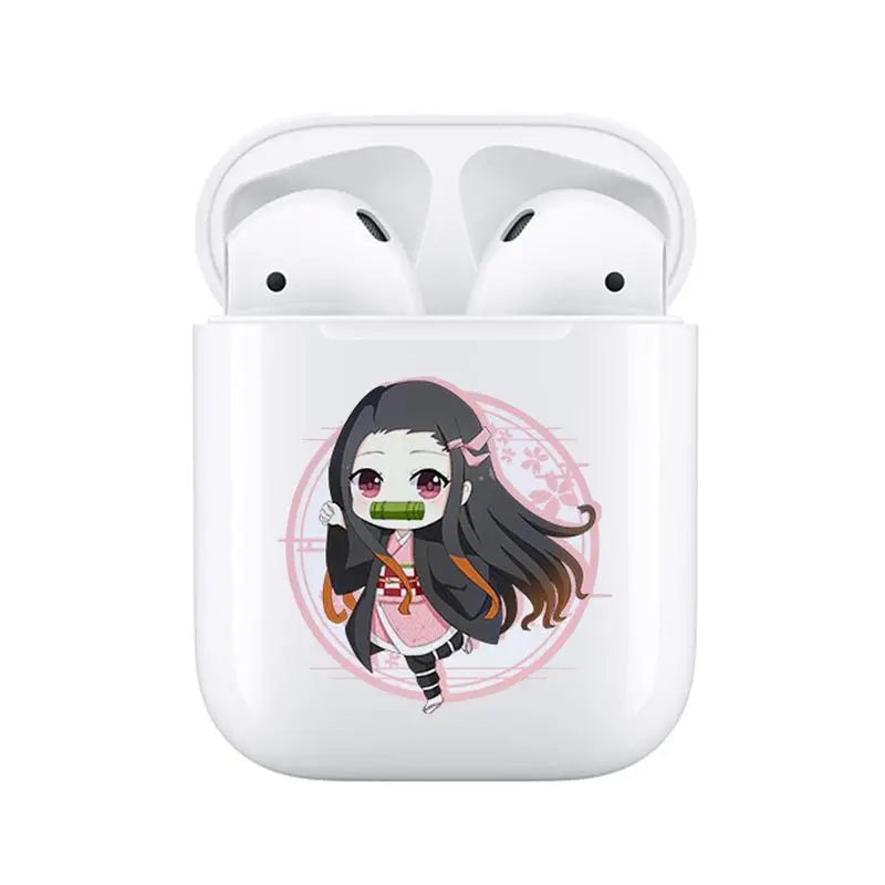 New Ghost Slayer Headphones Two-dimensional Anime Tanjiro Nezuko True Wireless Bluetooth Headphones Sports Headset Wholesale