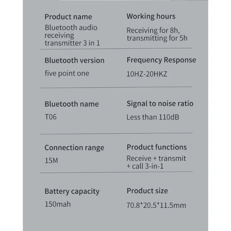 Music Adapter For Headphone