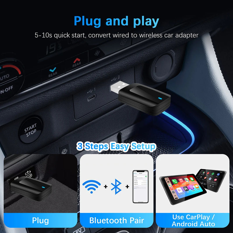 Mini Wireless Carplay Adapter Android