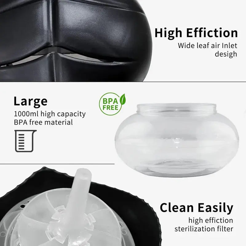 Air Purifier - Universal for Home and Office, Integrated Air Cleaning and Humidification, Essential Oil Aroma Diffuser LED Color Light, Suitable for Smoking and Pet Keeping Small Air Humidifiers