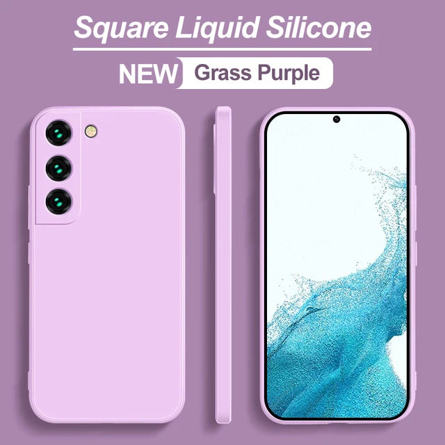 S23 S22 Ultra Plus Case  Liquid Silicone Phone Case For Samsung Galaxy S23 S 23 S22 Ultra Plus S23Plus S23Ultra Soft Cover